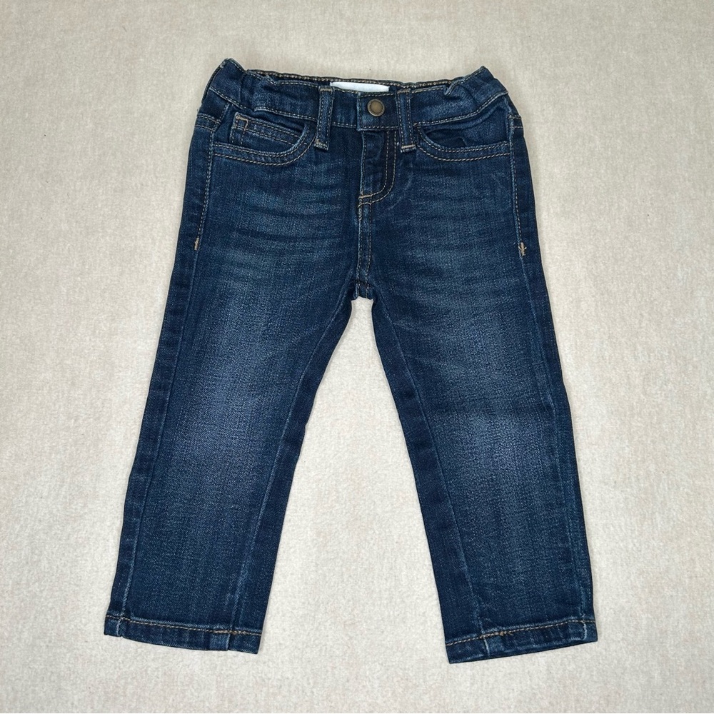 DL1961 Toby Infant Slim Dark Washed Jeans Size 12M